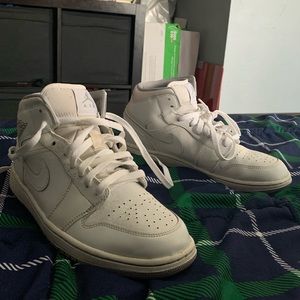 White air jordan 1s